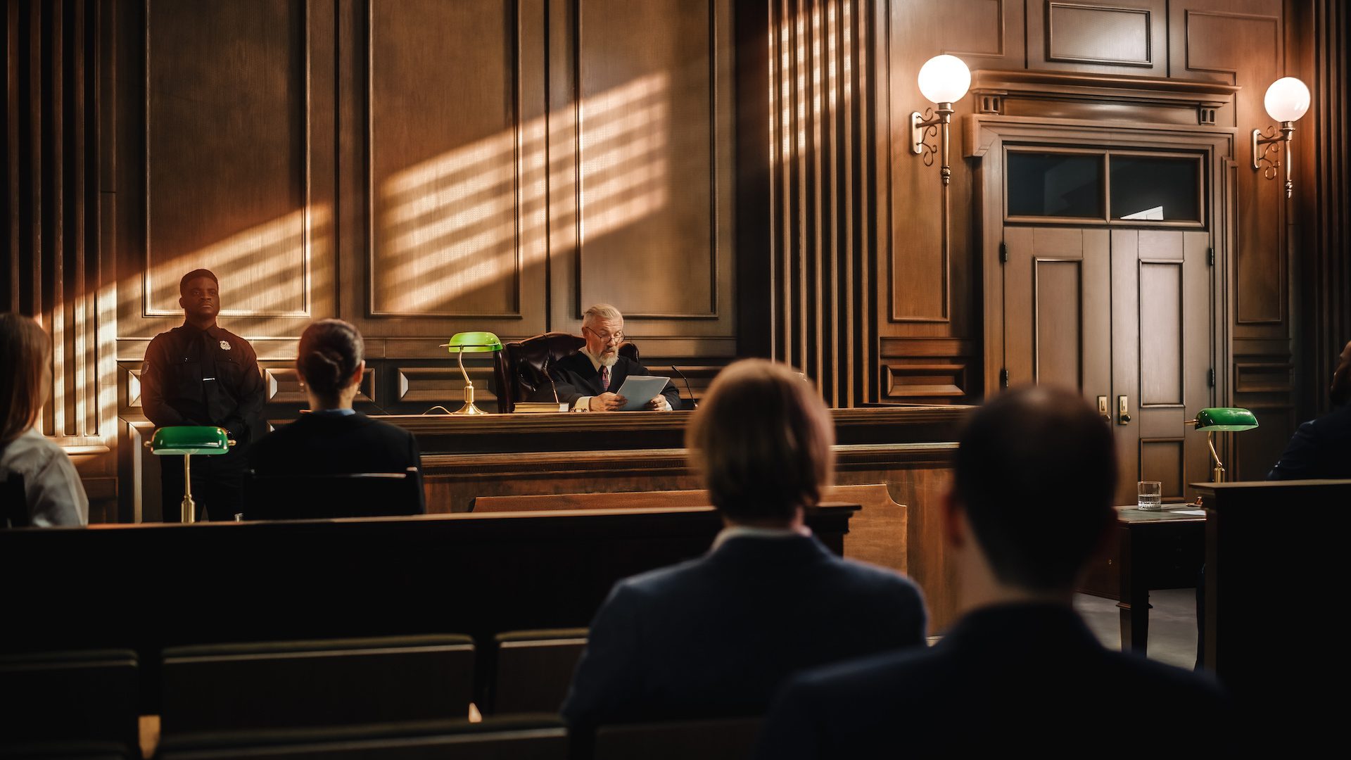 Image of a judge overlooking a case for a truck accident lawyer in New Mexico